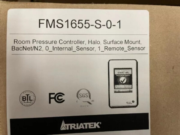 Johnson Controls Triatek FMS-1655-S-0-1 Room Pressure Controller